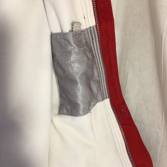 Roots Winter Olympic Athlete Vest Sydney 2000 L Red White 00190 Leaf Sleeveless - Picture 12 of 12